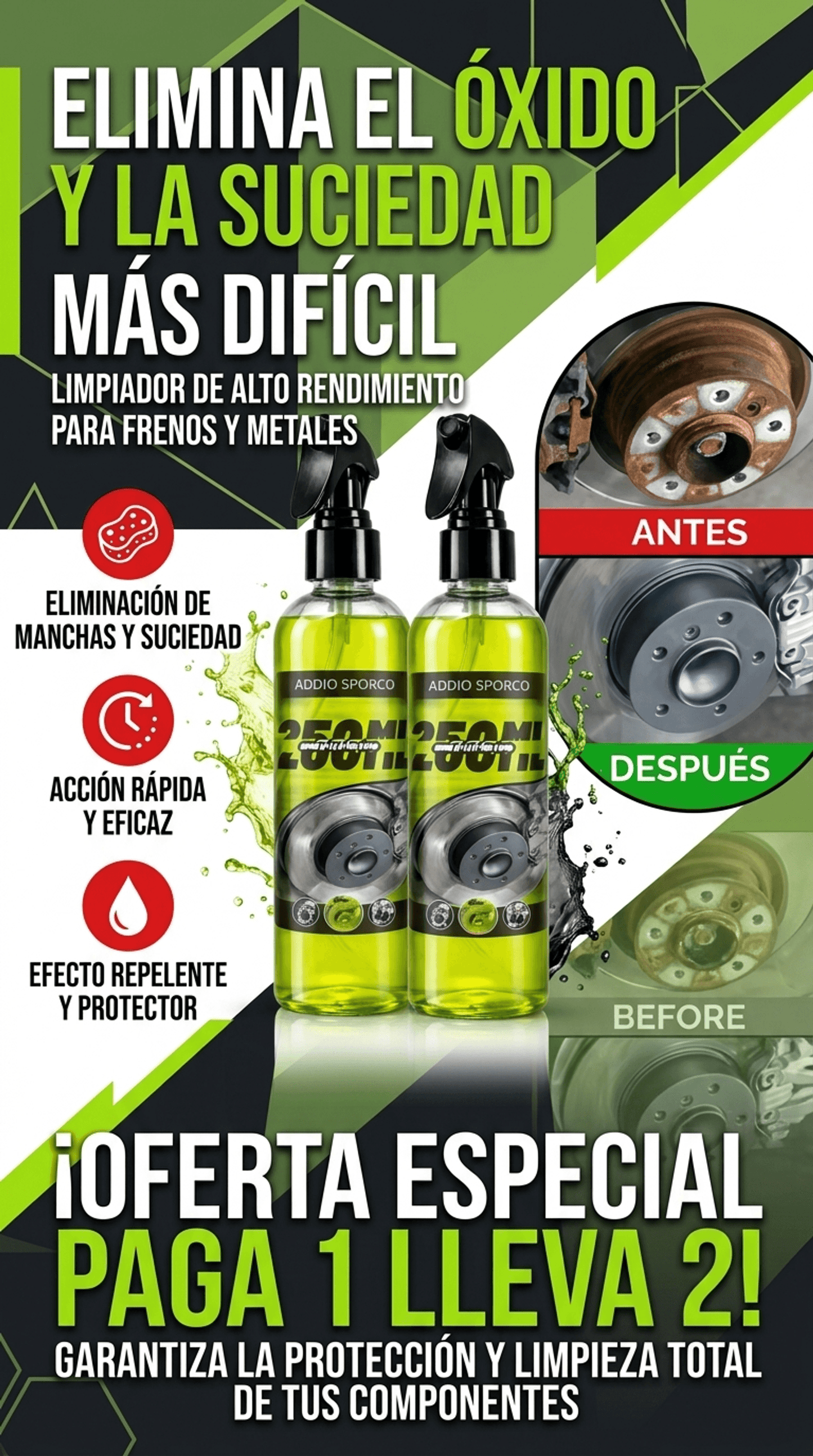 OxiShield Pro® 2x1 QUITA OXIDO