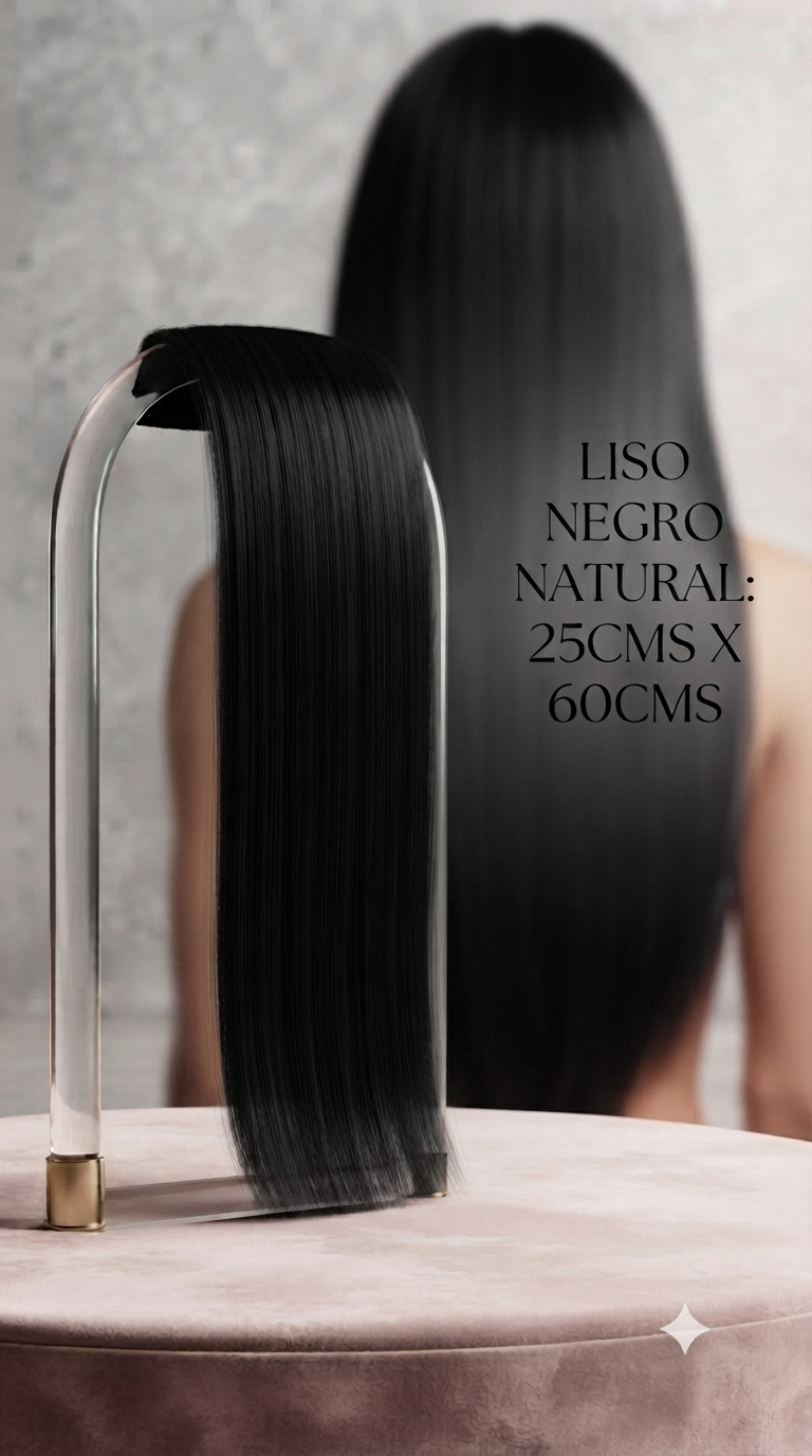 EXTENSION DE CABELLO DE CLIP - TU CABELLO LARGO Y CON VOLUMEN, SIN COMPLICACIONES