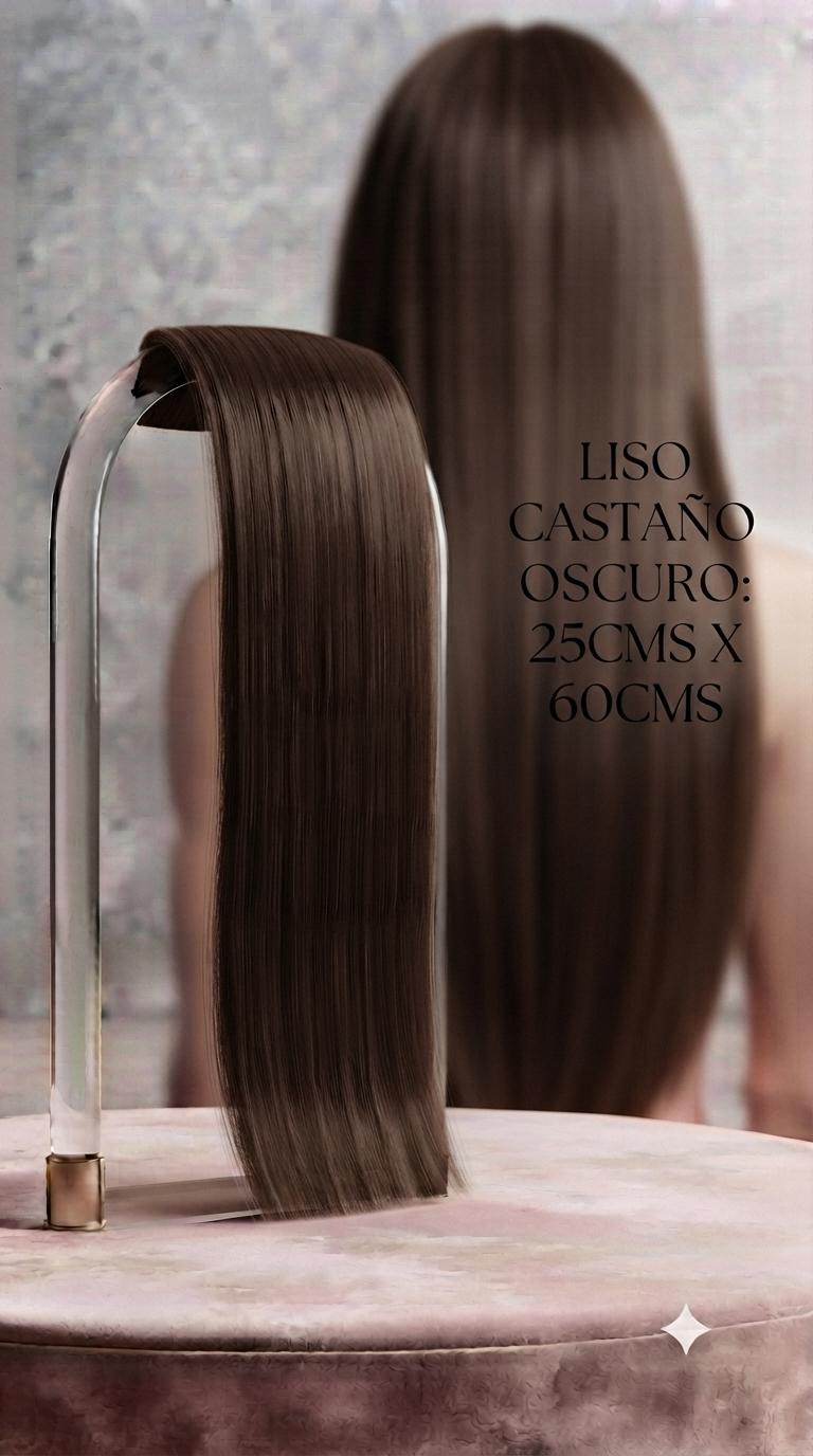EXTENSION DE CABELLO DE CLIP - TU CABELLO LARGO Y CON VOLUMEN, SIN COMPLICACIONES