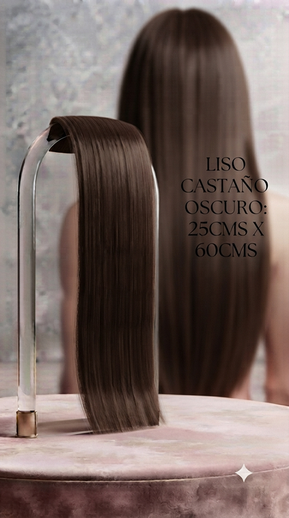 EXTENSION DE CABELLO DE CLIP - TU CABELLO LARGO Y CON VOLUMEN, SIN COMPLICACIONES