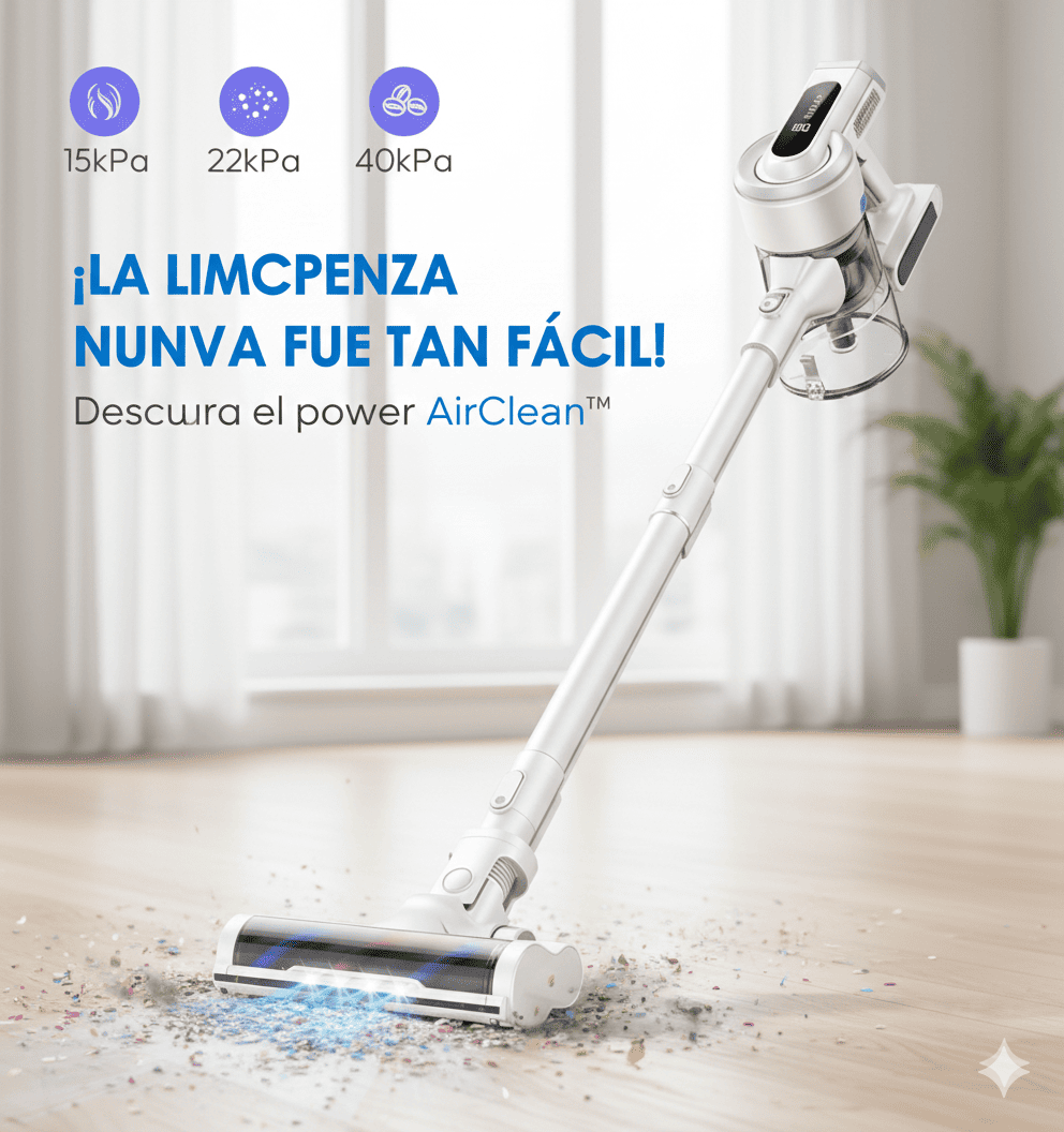 AirClean™ Aspiradora Inalambrica Pro