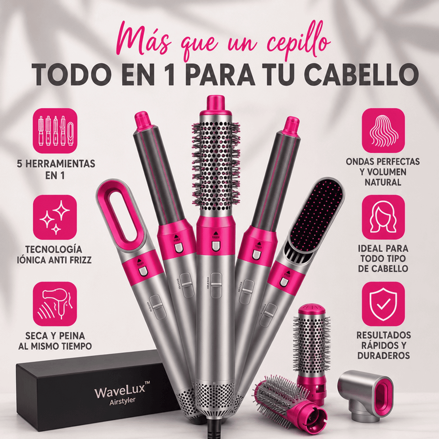 WaveLux™ Cepillo 5 en 1