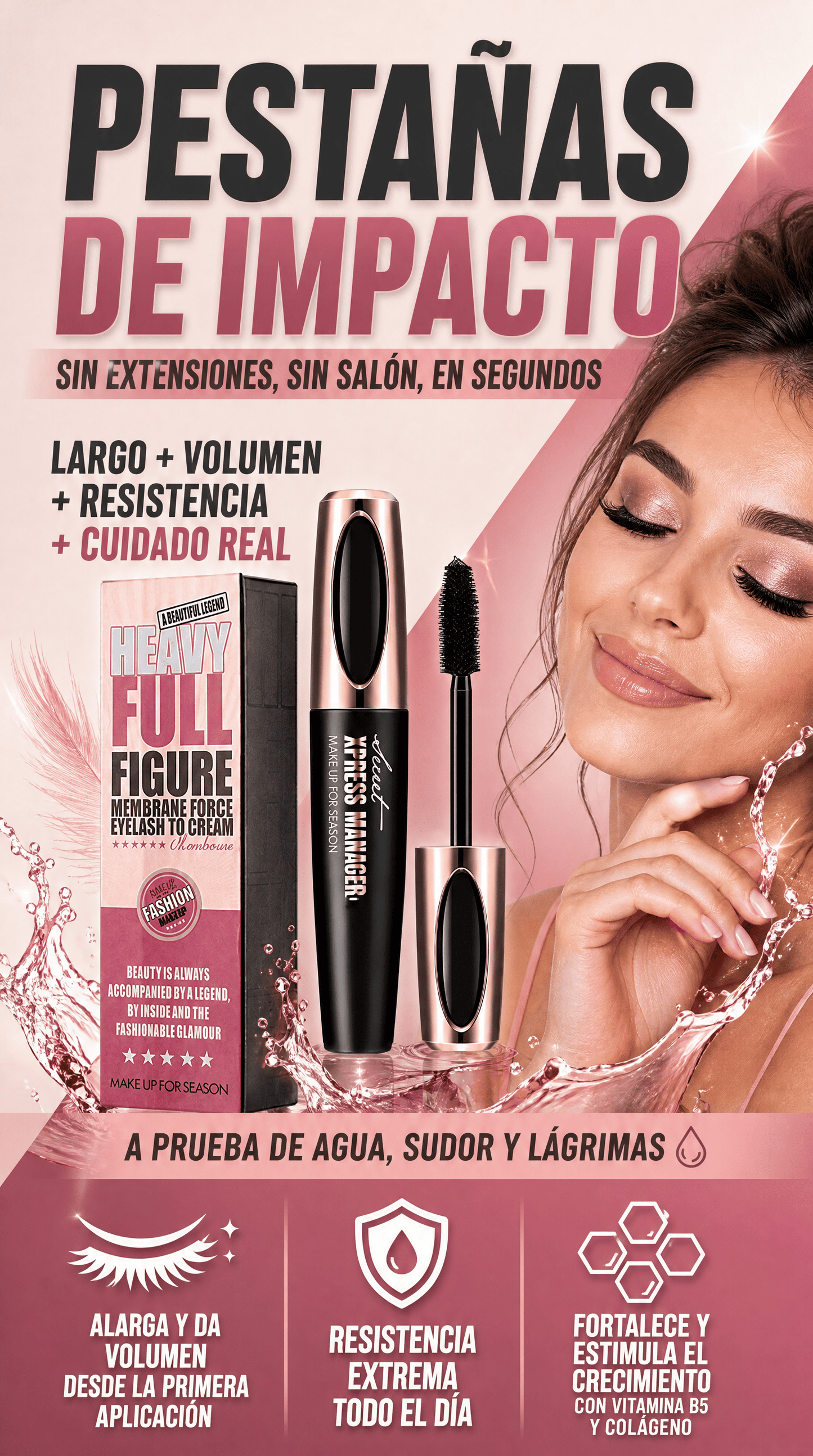 Lashé™ Pestañina Impermable Premium opsequio 🎁