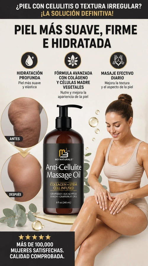M3naturals Celulitis Oil Massage