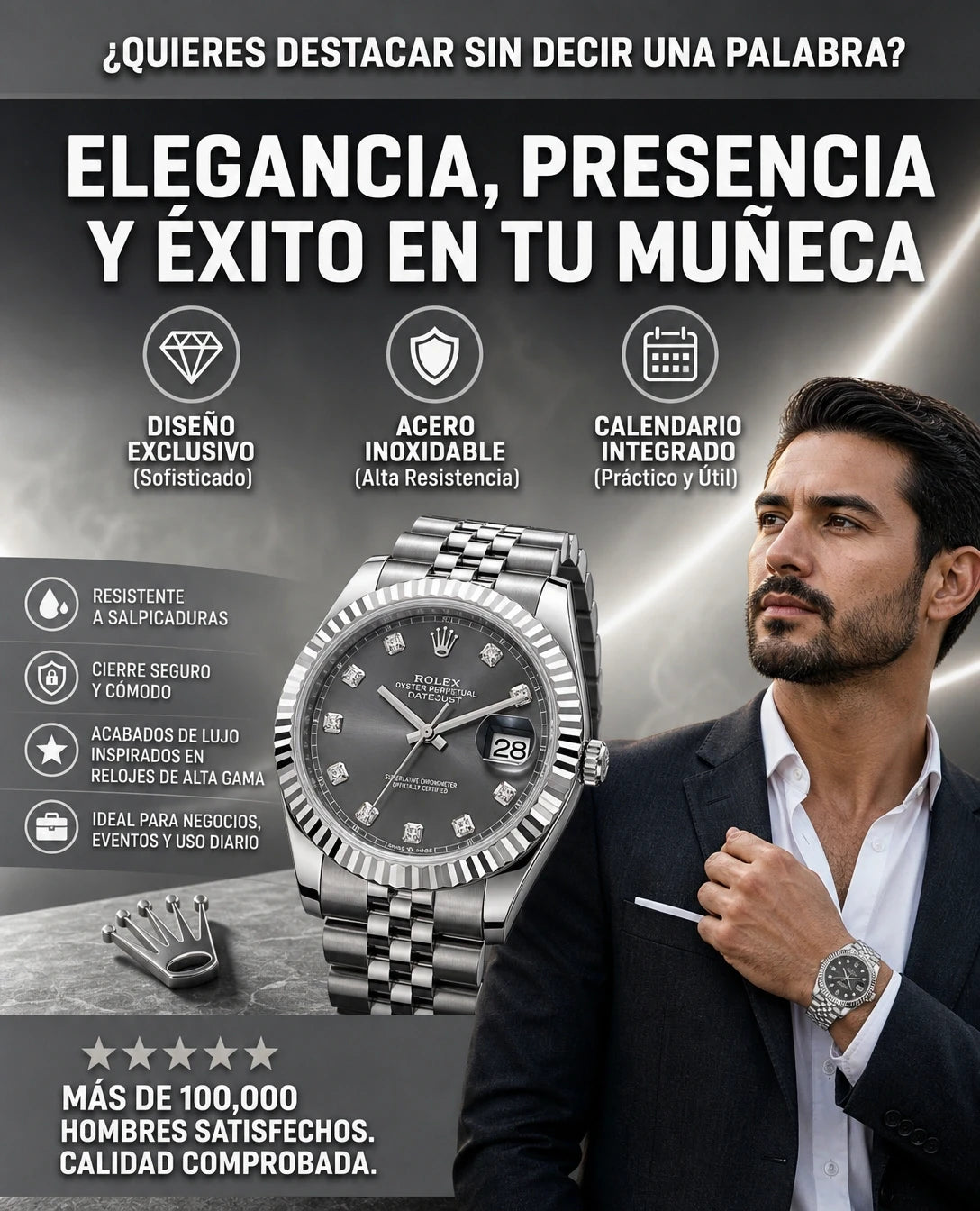 Rolex Day Just Semiautomatico
