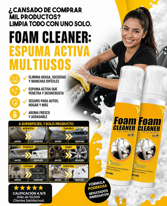 Foam cleaner Compra 1 y lleva 2