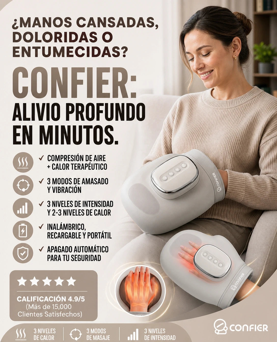 Masajeador Mano Guante